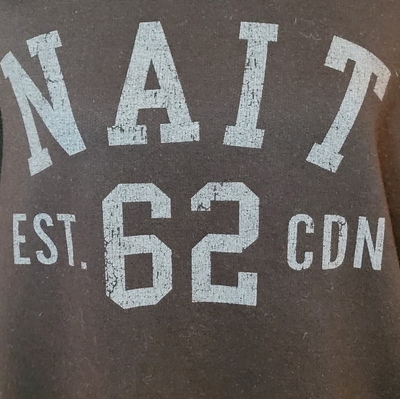 CAMPUS ONE SPIRIT WEAR NAIT Hoodie, Black with White Lettering, Size Medium - Picture 3 of 10